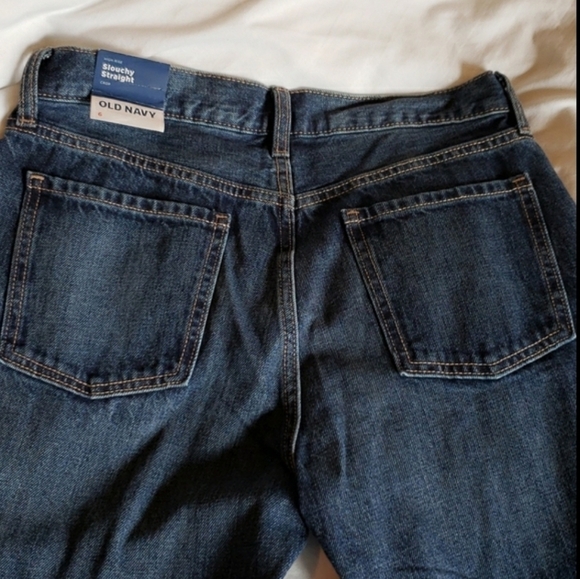 Old Navy High-Rise Slouchy Straight Cropped Jeans - Size 6 - Picture 11 of 11